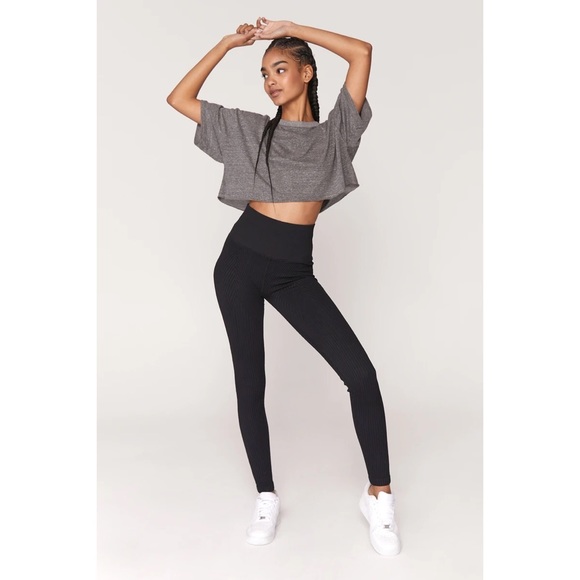 Spiritual Gangster Tops - Spiritual Gangster Solstice Cropped Tee L